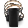 image:imageAllegra K Womens Strappy Block Heels Slide Heel SandalsBlack