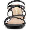 image:imageAllegra K Womens Strappy Block Heels Slide Heel SandalsBlack