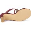 image:imageAllegra K Womens Strappy Block Heels Slide Heel SandalsBurgundy
