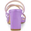 image:imageAllegra K Womens Strappy Block Heels Slide Heel SandalsPurple