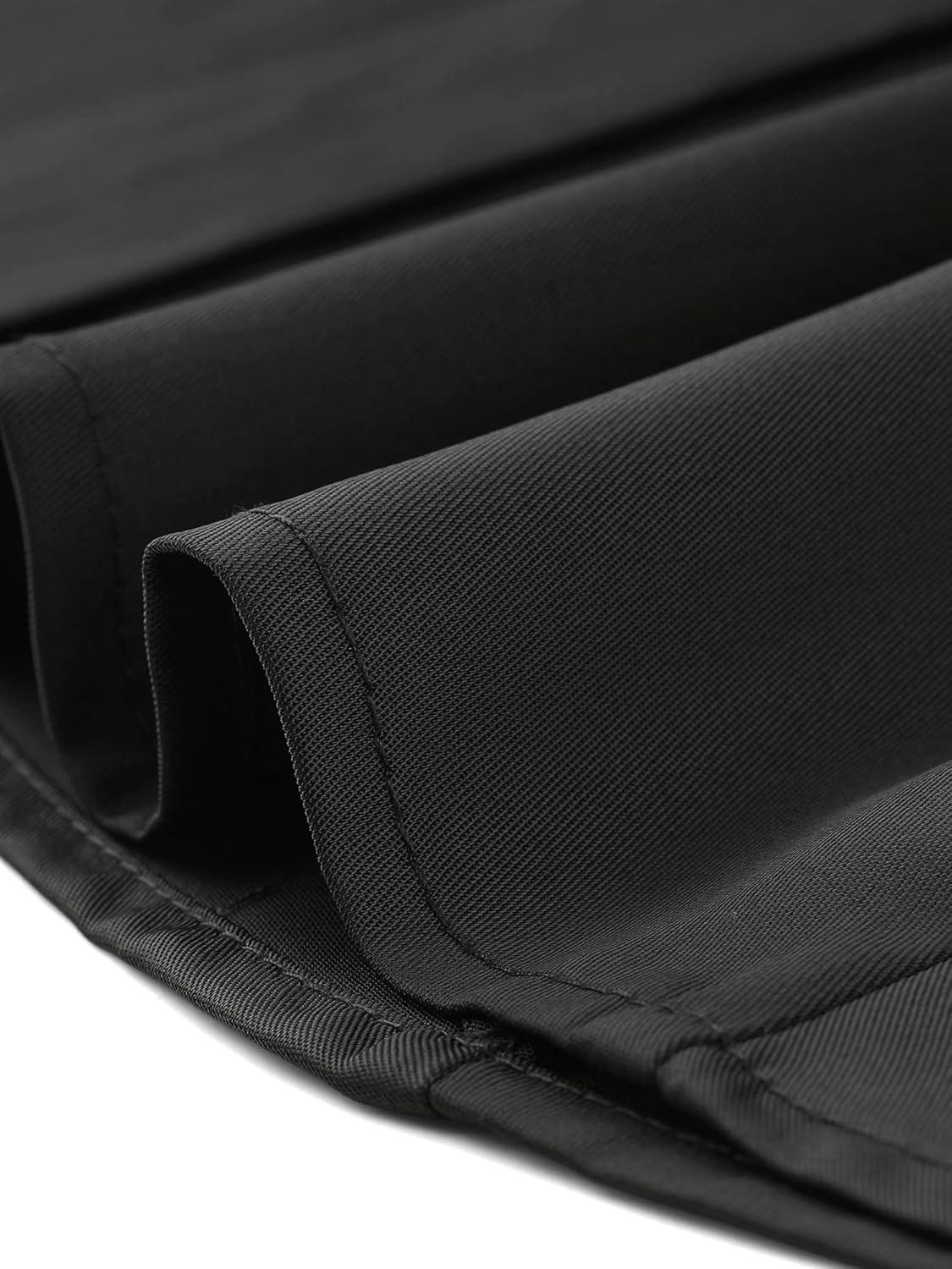 image:imageAllegra K Womens Vintage Peter Pan Collar Lace Up Button Down A Line DressBlack