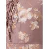 image:imageAllegra K Womens Floral Printed Spring Summer Flare Short Sleeve Laceup V Neck Chiffon DressDark Pink