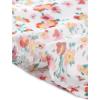 image:imageAllegra K Womens Floral Printed Spring Summer Flare Short Sleeve Laceup V Neck Chiffon DressWhite Pink