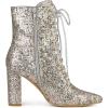 image:imageAllegra K Womens Glitter Pointed Toe Block Heel Halloween Ankle BootsColorful