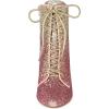 image:imageAllegra K Womens Glitter Pointed Toe Block Heel Halloween Ankle BootsPink Silver