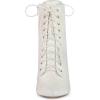image:imageAllegra K Womens Glitter Pointed Toe Block Heel Halloween Ankle BootsWhite