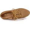 image:imageAllegra K Womens Platform Chunky Heel Lace Up Brown Booties 10 M US