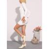 image:imageAllegra K Back Zip Stiletto Heel Pointy Toe Booties for WomenBeige
