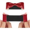 image:imageAllegra K Women Ankle Straps Leather Bowknot Detachable Elastic Shoe Strap Band for HeelsRed