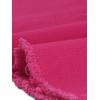 image:imageAllegra K Womens Casual Jean Skirt Back Slit Raw Hem Stretch High Waist Denim SkirtsHot Pink