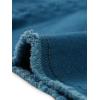 image:imageAllegra K Womens Casual Jean Skirt Back Slit Raw Hem Stretch High Waist Denim SkirtsPeacock Blue
