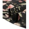 image:imageAllegra K Womens Floral Peasant Peplum Top Ruffle Hem Short Sleeve VNeck Summer BlouseBlack