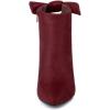 image:imageAllegra K Womens Pointed Toe Stiletto Heel Ankle BootsBurgundy
