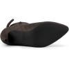 image:imageAllegra K Womens Pointed Toe Stiletto Heel Ankle BootsCoffee
