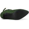 image:imageAllegra K Womens Pointed Toe Stiletto Heel Ankle BootsGreen