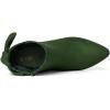 image:imageAllegra K Womens Pointed Toe Stiletto Heel Ankle BootsGreen