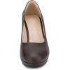 image:imageAllegra K Womens Round Toe Chunky Heel Platform PumpsDark Brown