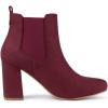 image:imageAllegra K Womens Round Toe Chunky High Heels Ankle Chelsea BootsBurgundy