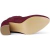 image:imageAllegra K Womens Round Toe Chunky High Heels Ankle Chelsea BootsBurgundy
