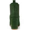 image:imageAllegra K Womens Round Toe Chunky High Heels Ankle Chelsea BootsGreen