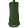 image:imageAllegra K Womens Round Toe Chunky High Heels Ankle Chelsea BootsGreen