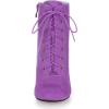 image:imageAllegra K Womens Stiletto Heel Pointed Toe Chelsea BootiesPurple