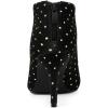 image:imageAllegra K Womens V Cutout Pointed Toe Heel Ankle BootsBlack