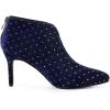 image:imageAllegra K Womens V Cutout Pointed Toe Heel Ankle BootsBlue