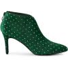 image:imageAllegra K Womens V Cutout Pointed Toe Heel Ankle BootsGreen