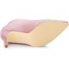 image:imageAllegra K Womens V Cutout Pointed Toe Heel Ankle BootsPink
