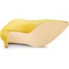 image:imageAllegra K Womens V Cutout Pointed Toe Heel Ankle BootsYellow