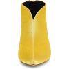 image:imageAllegra K Womens V Cutout Pointed Toe Heel Ankle BootsYellow