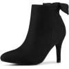 image:imageAllegra K Womens Pointed Toe Stiletto Heel Ankle BootsBlack