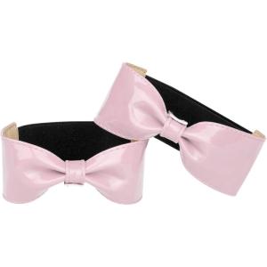 image:imageAllegra K Women Ankle Straps Leather Bowknot Detachable Elastic Shoe Strap Band for HeelsPink