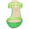 image:imageAllegra K Womens Clear Strappy Slides Mules Green Block High Heel Sandal 85 m US