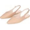image:imageAllegra K Womens Pointed Toe Pumps Slingback Flat PumpsNudebuckle