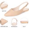 image:imageAllegra K Womens Pointed Toe Pumps Slingback Flat PumpsNudebuckle