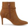 image:imageAllegra K Womens Pointy Toe Buckle Cross Straps Stiletto Heel Ankle BootsBrown