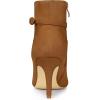 image:imageAllegra K Womens Pointy Toe Buckle Cross Straps Stiletto Heel Ankle BootsBrown