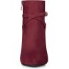 image:imageAllegra K Womens Pointy Toe Buckle Cross Straps Stiletto Heel Ankle BootsBurgundy