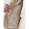 image:imageAllegra K Tweed Blazer for Womens Notch Lapel Long Sleeve 2025 Fall Elegant Business Casual JacketApricot