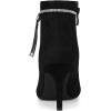 image:imageAllegra K Womens Bling Rhinestone Pointed Toe Stiletto Heels Ankle BootsBlack