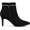 image:imageAllegra K Womens Bling Rhinestone Pointed Toe Stiletto Heels Ankle BootsBlack