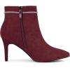 image:imageAllegra K Womens Bling Rhinestone Pointed Toe Stiletto Heels Ankle BootsBurgundy