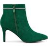image:imageAllegra K Womens Bling Rhinestone Pointed Toe Stiletto Heels Ankle BootsEmerald Green
