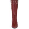 image:imageAllegra K Womens Boot Pointed Toe Kitten Heel Boots Knee High BootsBurgundy