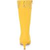 image:imageAllegra K Womens Boot Pointed Toe Kitten Heel Boots Knee High BootsYellow