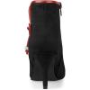 image:imageAllegra K Womens Bow Pointed Toe Stiletto Heel Ankle BootsBlack