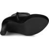 image:imageAllegra K Womens Chunky High Heels Platform Bow Decor Ankle BootsBlack