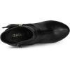 image:imageAllegra K Womens Chunky High Heels Platform Bow Decor Ankle BootsBlack